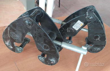 Coppia Ganci di Sollevamento Regolabili per Travi