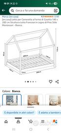Letto montessori 140x200