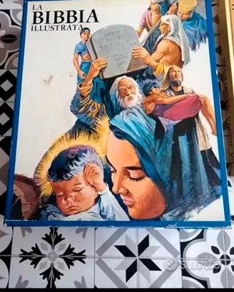 La Bibbia illustrata 2 volumi anni 80