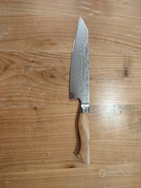 Coltello Kiritsuke - Damasco 67 Strati in Ulivo