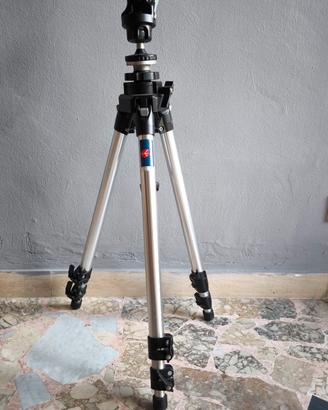 Manfrotto professionale treppiede testa #222