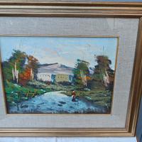 Quadro olio su tela 30x50