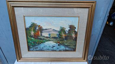 Quadro olio su tela 30x50