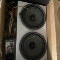 Coppia woofer ciare con crossover