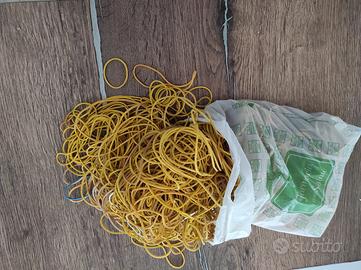elastici gialli caucciù 