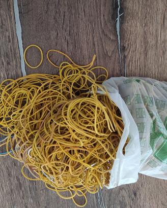 elastici gialli caucciù 