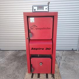 Caldaia stufa a legna a fiamma inversa