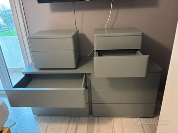 Cassettiera e comodini