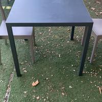 Tavolo da sterno 80x80 in metallo