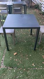 Tavolo da sterno 80x80 in metallo