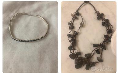 Stock gioelli donna pietre dure e argento indiano