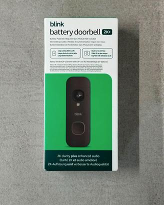 Blink Battery Doorbell 2K+ a pile modello 2026