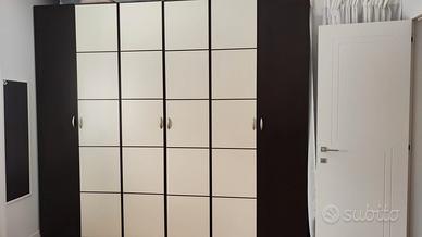 armadio camera da letto e due comodini
