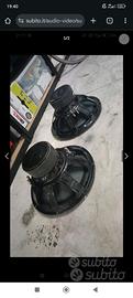 2x Subwoofer pride junior da 15 da Riconare