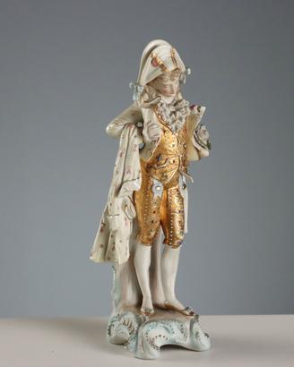 Statuina in Porcellana Biscuit - Metà '800