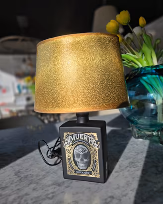 Lampada Artigianale - Bottiglia Gin Amuerte Black