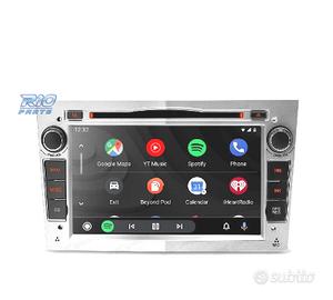 RADIO GPS ANDROID 11 GRIGIO CHIARO PER OPEL ASTRA 