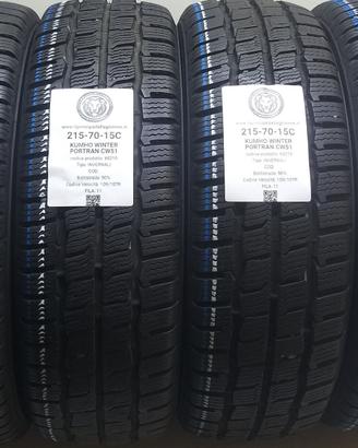 4 GOMME 215 70 15C KUMHO A68219