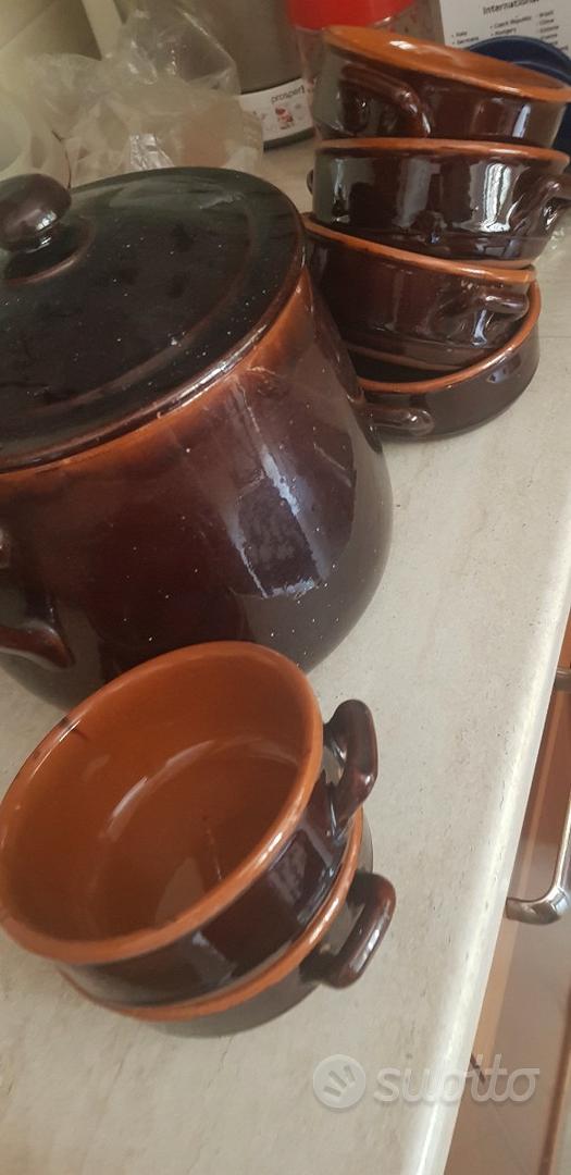 PENTOLA IN TERRACOTTA CON COPERCHIO - Arredamento e Casalinghi In vendita a  Viterbo