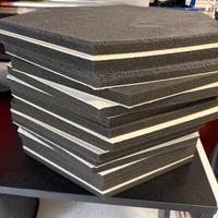 16 Pannelli fonoassorbenti in velluto