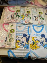 2 body per 12€  a tema disney per neonato