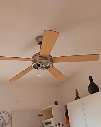 ventilatore da soffitto con luce e telecomando 