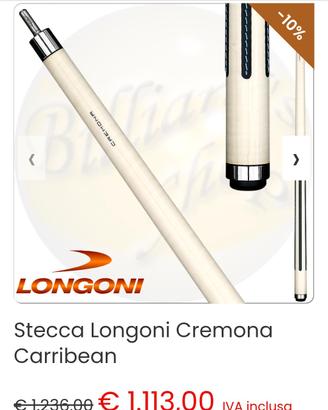 Stecca biliardo Longoni Cremona POOL