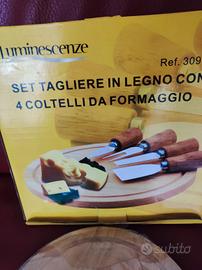 set tagliere da formaggio 