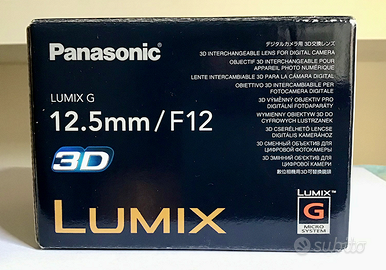 Panasonic Lumix G 12.5mm F12 3D (H-FT012) - NUOVO
