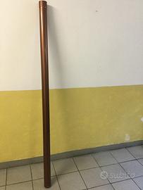 Tubo pluviale in pvc effetto ramato