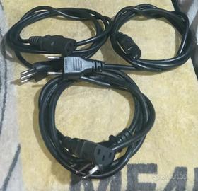 3 cavi alimentazione 