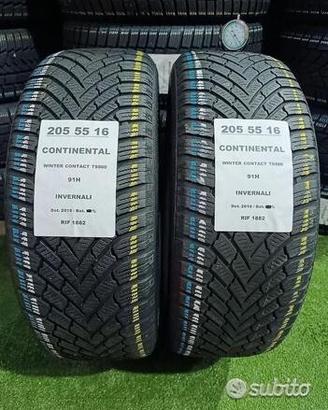 2 gomme 205 55 16 CONTINENTAL RIF1882