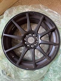 4 cerchi marca Japan racing 18" 5 fori per Clio RS