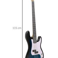 Chitarra basso elettrico con amplificatore