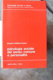 Leyens Psicologia sociale del senso comune e perso