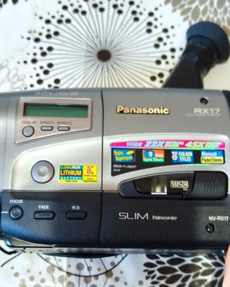 Videocamera Vintage VHS-C Panasonic NV-RX17 Slim