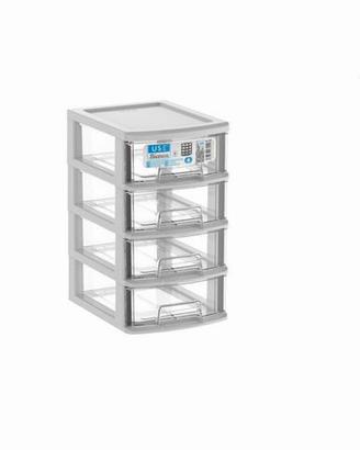 Cassettiera mini 4 scomparti