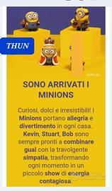 THUN ,NOVITA MINIONS 3 PEZZI , EDIZIONE LIMITATA 
