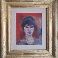 Mino Maccari  :  Ritratto di donna.