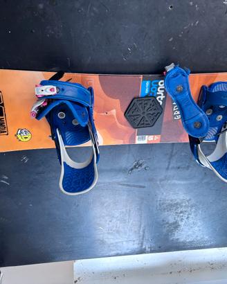 Burton tavola snowboard bambino  120 c/ attacchi