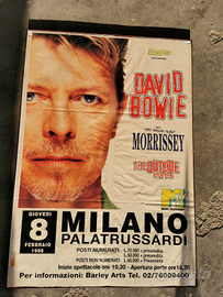 Poster Locandina Originale David Bowie 1996