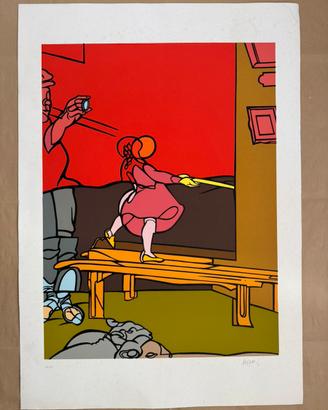 Valerio Adami - litografia 70x100cm