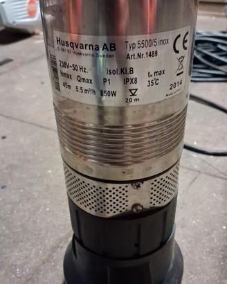 pompa sommersa da pozzo Gardena 5500/5 Nuova 