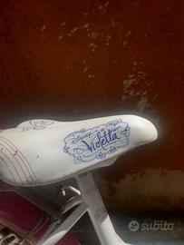 bicicletta Disney da bambina violetta 