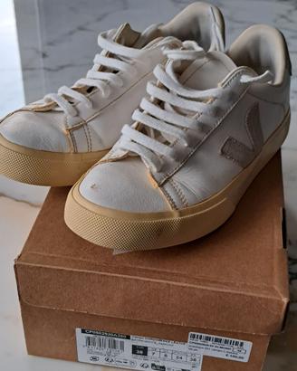 Sneakers uomo Veja misura 40 bianca e beige
