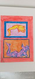 Disegno del satiro danzare 