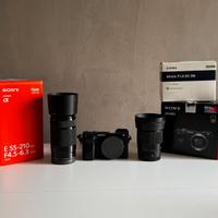 Sony A6400 + Sigma 30 mm f1.4 + Sony 55-210mm OSS