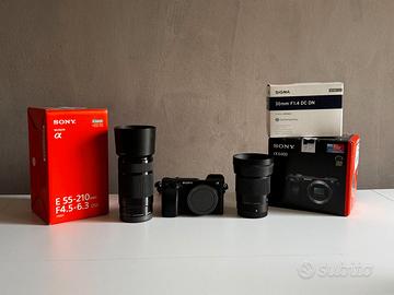 Sony A6400 + Sigma 30 mm f1.4 + Sony 55-210mm OSS