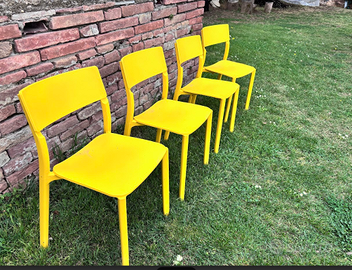 IKEA Janinge 4 sedie gialle