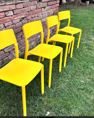 IKEA Janinge 4 sedie gialle